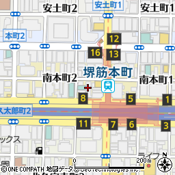 株式会社金万　大阪支店周辺の地図