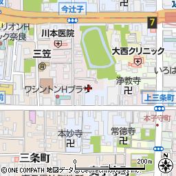 奈良県奈良市今辻子町7-2周辺の地図