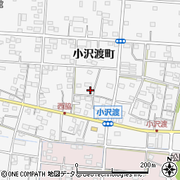 静岡県浜松市中央区小沢渡町539周辺の地図