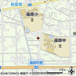 静岡県浜松市中央区篠原町20170周辺の地図