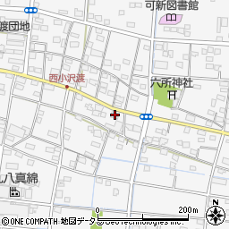 小沢渡珠算塾周辺の地図