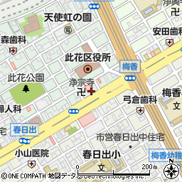 神畠医院周辺の地図