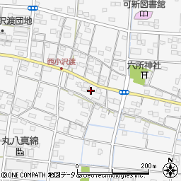 静岡県浜松市中央区小沢渡町1438周辺の地図