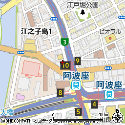 セブンイレブン大阪江之子島１丁目店周辺の地図