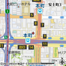 モリト株式会社　生活産業資材事業本部ファスニング資材営業部大阪第１グループ周辺の地図