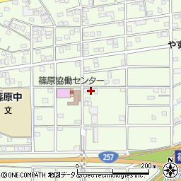 静岡県浜松市中央区篠原町20521周辺の地図