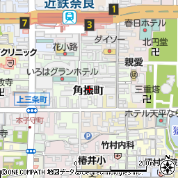 ＡｚｕｒＮａｉｌ近鉄奈良店周辺の地図