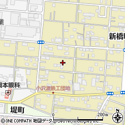 静岡県浜松市中央区新橋町522周辺の地図