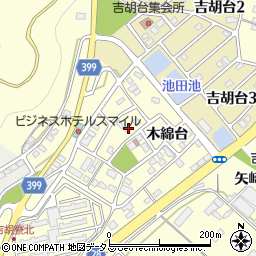 愛知県田原市吉胡町木綿台76周辺の地図