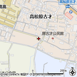岡山県岡山市北区高松原古才周辺の地図