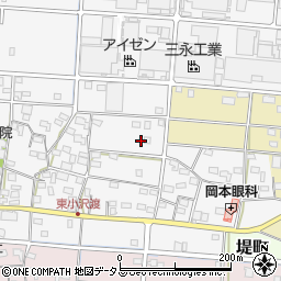 静岡県浜松市中央区小沢渡町424周辺の地図