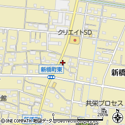 静岡県浜松市中央区新橋町143周辺の地図