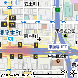 株式会社トライフ　大阪営業所周辺の地図