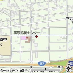 静岡県浜松市中央区篠原町20517周辺の地図