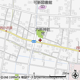 静岡県浜松市中央区小沢渡町1023周辺の地図