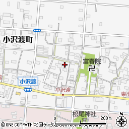 静岡県浜松市中央区小沢渡町503周辺の地図