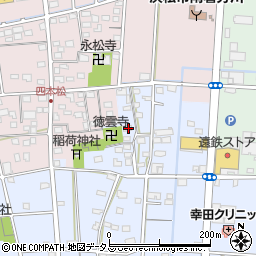 静岡県浜松市中央区下江町375周辺の地図