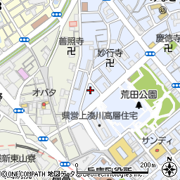 兵庫県神戸市兵庫区荒田町4丁目9-6周辺の地図