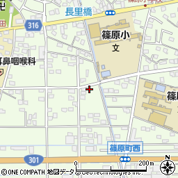 静岡県浜松市中央区篠原町20121周辺の地図