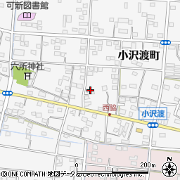 静岡県浜松市中央区小沢渡町974周辺の地図