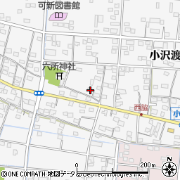 静岡県浜松市中央区小沢渡町1008周辺の地図