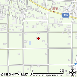 静岡県浜松市中央区篠原町22440周辺の地図