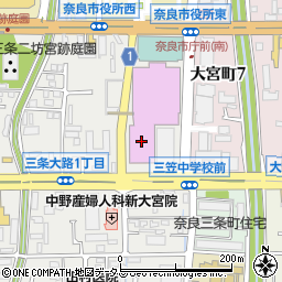 ファミリーマート奈良県コンベンションセンター店周辺の地図