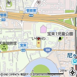 〒631-0845 奈良県奈良市宝来の地図
