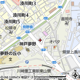 ダイソー神戸東山店周辺の地図