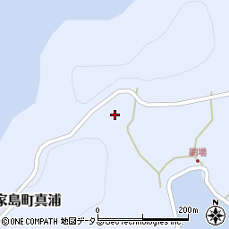 兵庫県姫路市家島町真浦305周辺の地図