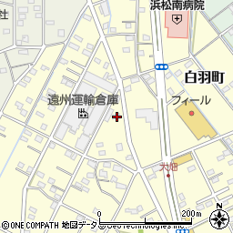静岡県浜松市中央区白羽町445周辺の地図