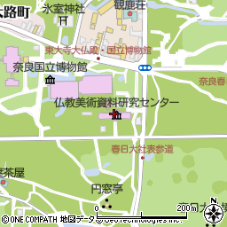 仏教美術資料研究センター周辺の地図