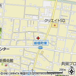 静岡県浜松市中央区新橋町1001周辺の地図