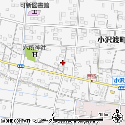 静岡県浜松市中央区小沢渡町1004周辺の地図