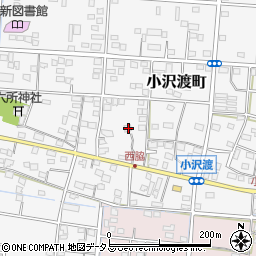 静岡県浜松市中央区小沢渡町961周辺の地図
