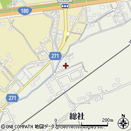 岡山県総社市総社1257-3周辺の地図