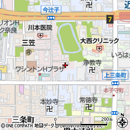 奈良県奈良市今辻子町7周辺の地図