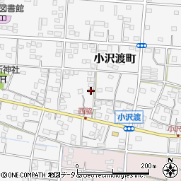静岡県浜松市中央区小沢渡町960周辺の地図