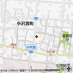 静岡県浜松市中央区小沢渡町523周辺の地図