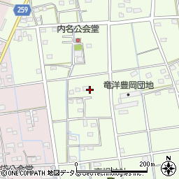 静岡県磐田市豊岡内名1753周辺の地図