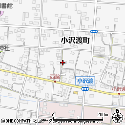静岡県浜松市中央区小沢渡町544周辺の地図