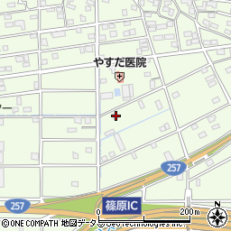 静岡県浜松市中央区篠原町20871周辺の地図