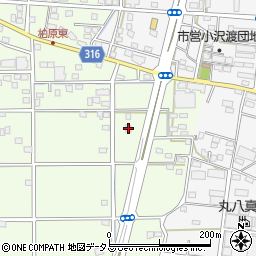 静岡県浜松市中央区篠原町22574周辺の地図