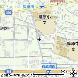 静岡県浜松市中央区篠原町20159周辺の地図