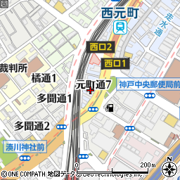 牛肉料理 神戸 大井周辺の地図