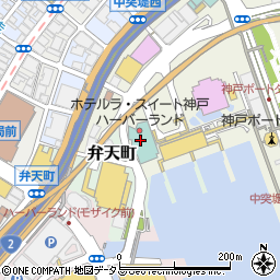 ホテルラ・スイート神戸ハーバーランド周辺の地図