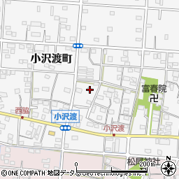 静岡県浜松市中央区小沢渡町521周辺の地図