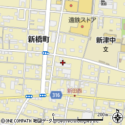 静岡県浜松市中央区新橋町678周辺の地図