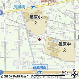 静岡県浜松市中央区篠原町20167周辺の地図