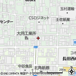 ヤマト運輸東大阪楠根センター周辺の地図